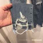 Good American  Jeans Women's 14/32 Blue Good Waist‎ Distressed Stretch High Rise Photo 2