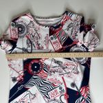 Talbots  Crewneck Tee Côte d'Azur Medium Nautical‎ Preppy Travel Stretch Coastal Photo 8