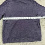 Chico's  Easywear Purple Metallic Knit Cowl Neck 3/4 Sleeve Pullover‎ Top Size XL Photo 3