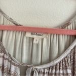 Millibon USA Bohme USA Patchwork Tank / White Print Multi Tiered Swing Mini Dress Size S Photo 5