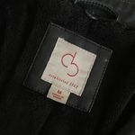 Faux Black Leather Jacket Size M Photo 3