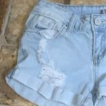 Soundgirl 🌸3/$15🌸  Light Washed Distressed Mid-Rise 2” Inseam Jean Shorts 7Jr. Photo 2