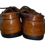 Dexter VTG Brown Leather Slip On Shoes with Fringe Loafers 90’s Size 9 Photo 4