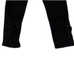 Seven7 High Rise Skinny Black Jeans Lace Up Ankle Hem size 6 MINT Condition Photo 6