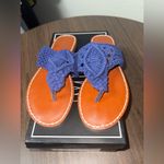 MIA Women's Vivian Crochet Sandal Women’s size 6.5 beautiful blue Photo 3