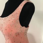 ALYCE DESIGNS Vintage Coral Greek Goddess One Shoulder Beaded Long Prom Dress 6 Photo 7