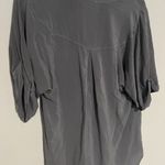 Maeve Anthropologie  Juni 100% Blouse In Gray Short Sleeve Size S Photo 12