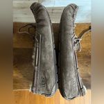 UGG  Dakota Suede Leather Sheepskin Lining Rubber Sole Moccasin sz 8 Photo 5