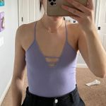 Free People Purple  Bodysuit Photo 1