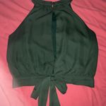 Green Halter Tank Size M Photo 1