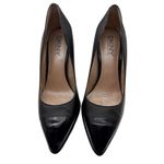 DKNY  Shay Leather & Patent Black High Heel Pumps Size 8.5 Photo 2