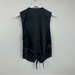American Vintage Vintage Y2K Black Vest Size Medium Goth Grunge Whimsical Photo 3