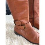 Nine West  Vintage America Collection Brown Leather Knee High Riding Boots 6.5‎ Photo 2