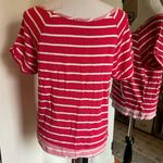 Paper Crane Large Pink Striped Top Photo 2