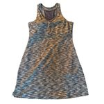 MPG Blue Gray Athletic Dress Built in Bra Racerback Women's Size XL Photo 3