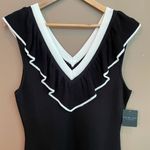 NWT Rachel Roy Ruffle Convertible Sweater Dress L Black Size L Photo 7