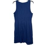 Old Navy  Women's Dress Short Fully Lined Sleeveless Scoop Neck Cotton Blue‎ 12 Photo 9