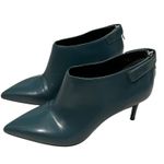 Vince Rare Teal Leather Back Zip Bootie, Sz 6 Photo 4