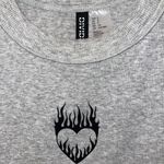 Divided Casual Gray Dress Photo 2