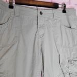 Kuhl 8 GRAY CARGO ADJUSTABLE ROLL TAB LEG CROP CAPRI OUTDOOR PANTS Photo 2