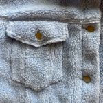 Missguided misguided Women's Light Blue Oversized Sherpa Jacket Size 2 Photo 2