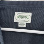 American Eagle  Outfitters Navy Sweatshirt White Embroidered graphic xs oversized Photo 8