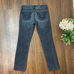 Big star Black Washed Kayla Straight Mid Rise Fit Denim Jeans 28R Photo 3