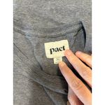 Pact Earth Day Every Day Gray colorful print cotton shirt size XL Photo 4