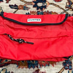 Hunter Red Ripstop Crossbody Pouch Bag | NWOT | Lightweight Travel Utility Photo 0