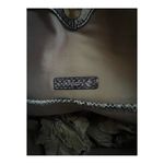 G.I.L.I Gray Croc Embossed Genuine Leather Satchel Handbag. Photo 10