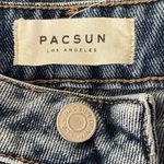 PacSun  SZ 25 Mom Jeans Mid-Rise Distressed Rips Pockets Medium Wash Blue Womens Photo 7
