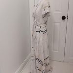 Babaton Aritzia  Slit Wrap Dress Light Cream/Nude NWT Photo 5