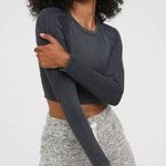 Aerie NEW OFFLINE By Black Big Chill Seamless Long Sleeve T-Shirt Women's Medium Photo 0