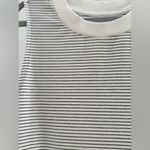 A New Day  T shirt Tank Dress Size S White with Black Stripes. Photo 2