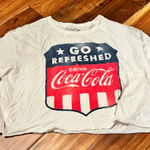 Coca-Cola Women’s  crop top. Size large Photo 0