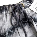 L'Agence  Tie Dye Pleated Mini Gray Skirt XS Photo 2