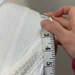 Skylar + Madison Skylar Madison White Lined Spaghetti Strap Adjustable Mini Dress Women Medium Photo 3