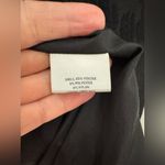 Eileen Fisher  Black Velvety Open Front Collared 3/4 Sleeve Jacket Sz Small‎ Photo 3