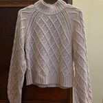 American Eagle Outfitters Beige Mock Neck Sweater Photo 0