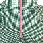 PLANTE Women's Green Gingham Overalls Jumpsuit Size L Made in USA Size L Photo 5