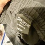 True Religion  Medium Heather Black Gold Logo‎ Jogger Pants Loungewear Sweatpants Photo 3