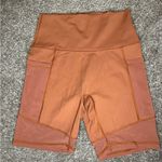Aerie Rust Compression Biker Shorts Chill Play Move Photo 2