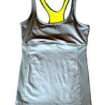 C9 by Champion Fitted Sports Tank Grey with Neon Yellow Built Photo 0