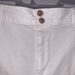 A New Day Stretch White High Rise Khaki Shorts Photo 3