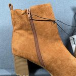 Maurice's Womens 9.5 Cognac Brown Pointed Toe Ankle Side Zip Boots Booties NWT Photo 4