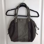 Liebeskind Gray 100% Canva Leather Handbag Purse Photo 1