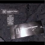 INC International Concepts NWT Size 14W Black Ribbon Bow Cotton Eyelet Dress Photo 7