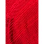 New York & Company Red Cable Knit Tunic Sweater Womens Long Sleeve Size L Photo 2