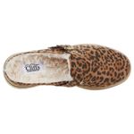 Cliffs by White Mountain Homey Leopard Print Buckle Detail Faux Fur Lined Mules Brown Size 7 Photo 3