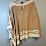 J. McLaughlin Knit Maud Poncho in Latte & Heathered Oatmeal One Size NWT Photo 11